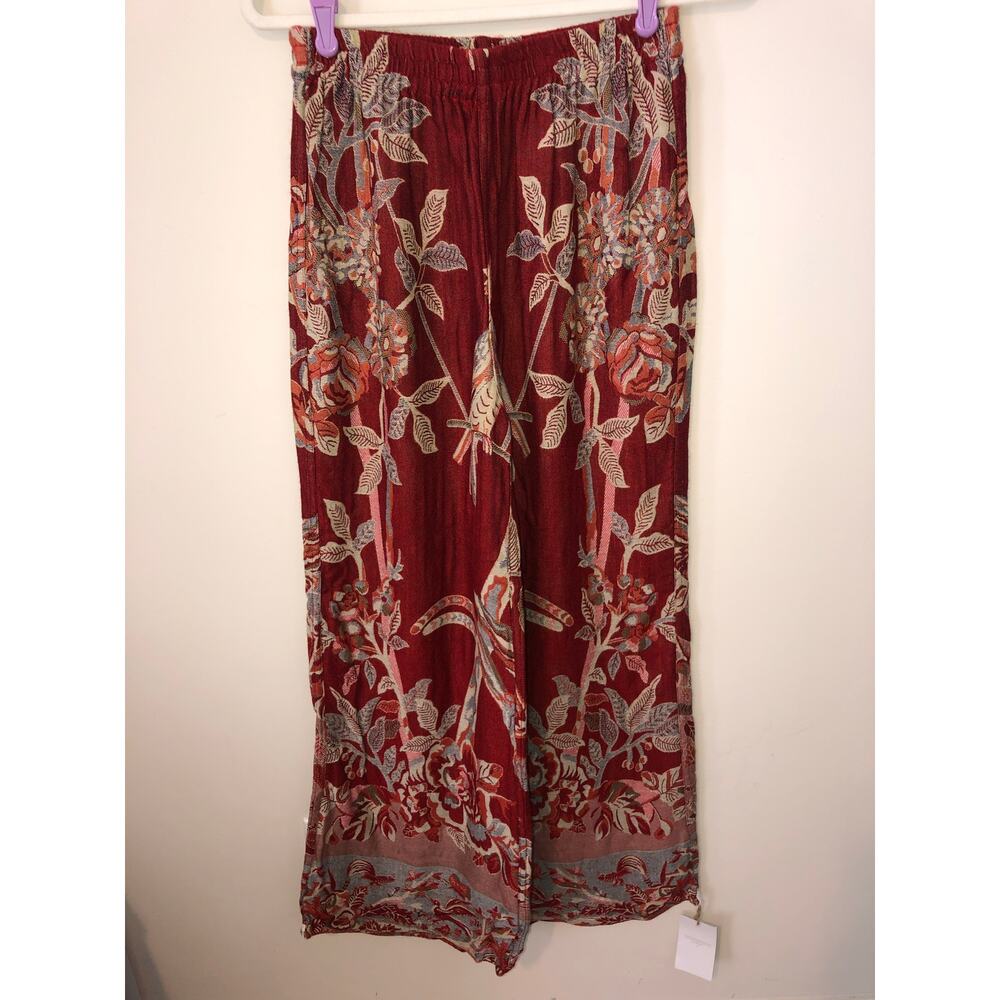 Brahmaki Pants Size S/M Ecofriendly Wide Leg Relaxed Fit Fit Boho Resort Beach - Picture 9 of 9